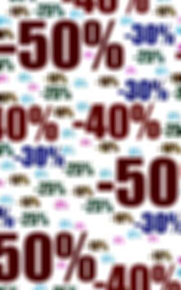 FX №195755 Store discount blurred background.