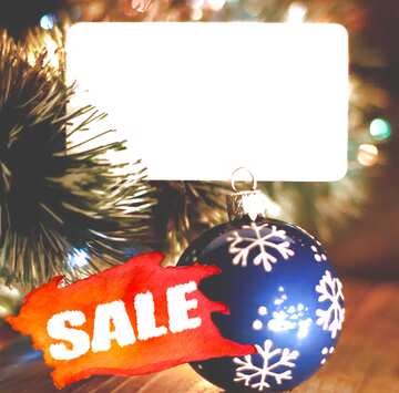 FX №195447 Christmas Sale background Template with Place for text