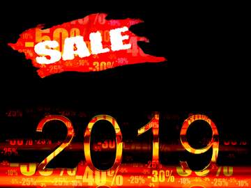FX №195763 Store discount dark background. 2019  3d Render Hot Sale
