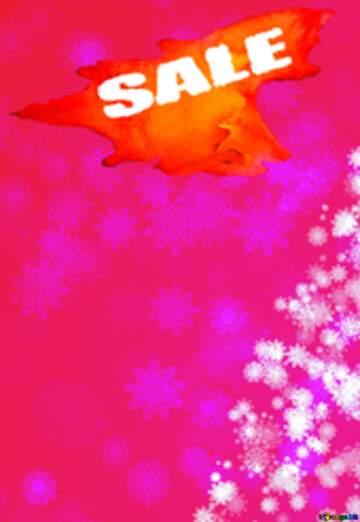 FX №195422 New year pink winter sale background