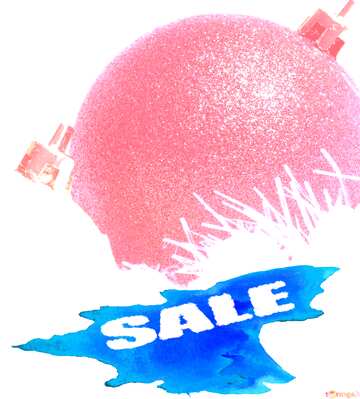 FX №195589  Balls snow. new year Sale background