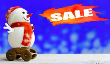 FX №195198 Snowman winter sale