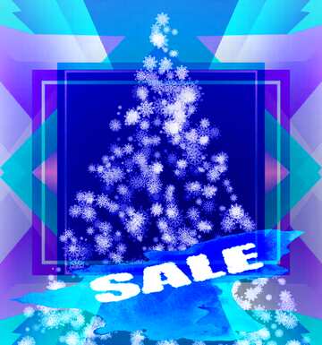 FX №195235 Christmas sale winter background