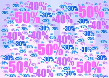 FX №195754 Store discount pink background.