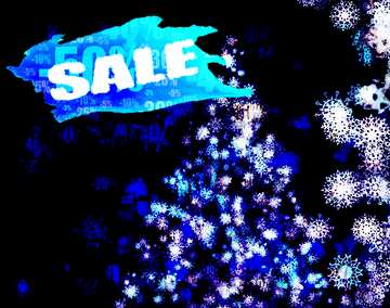 FX №195846  Christmas tree clipart Sale Frame Background Store discount dark background.