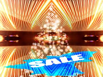 FX №195258 Christmas New Year winter sale banner template design background
