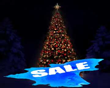 FX №195410 New Year Sale Christmas Tree