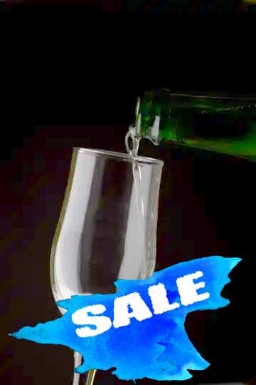 FX №195485 Sale background Foamy Wine