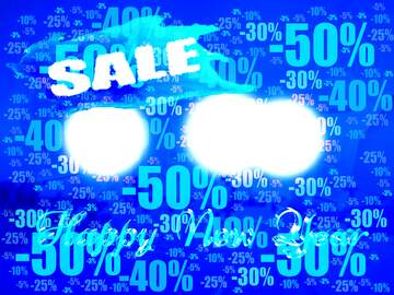 FX №195761  Store discount dark background. New Year Winter Sale