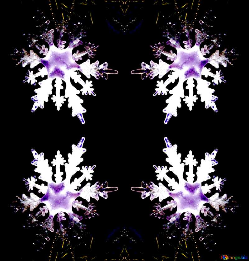crystal snowflake pattern №2393