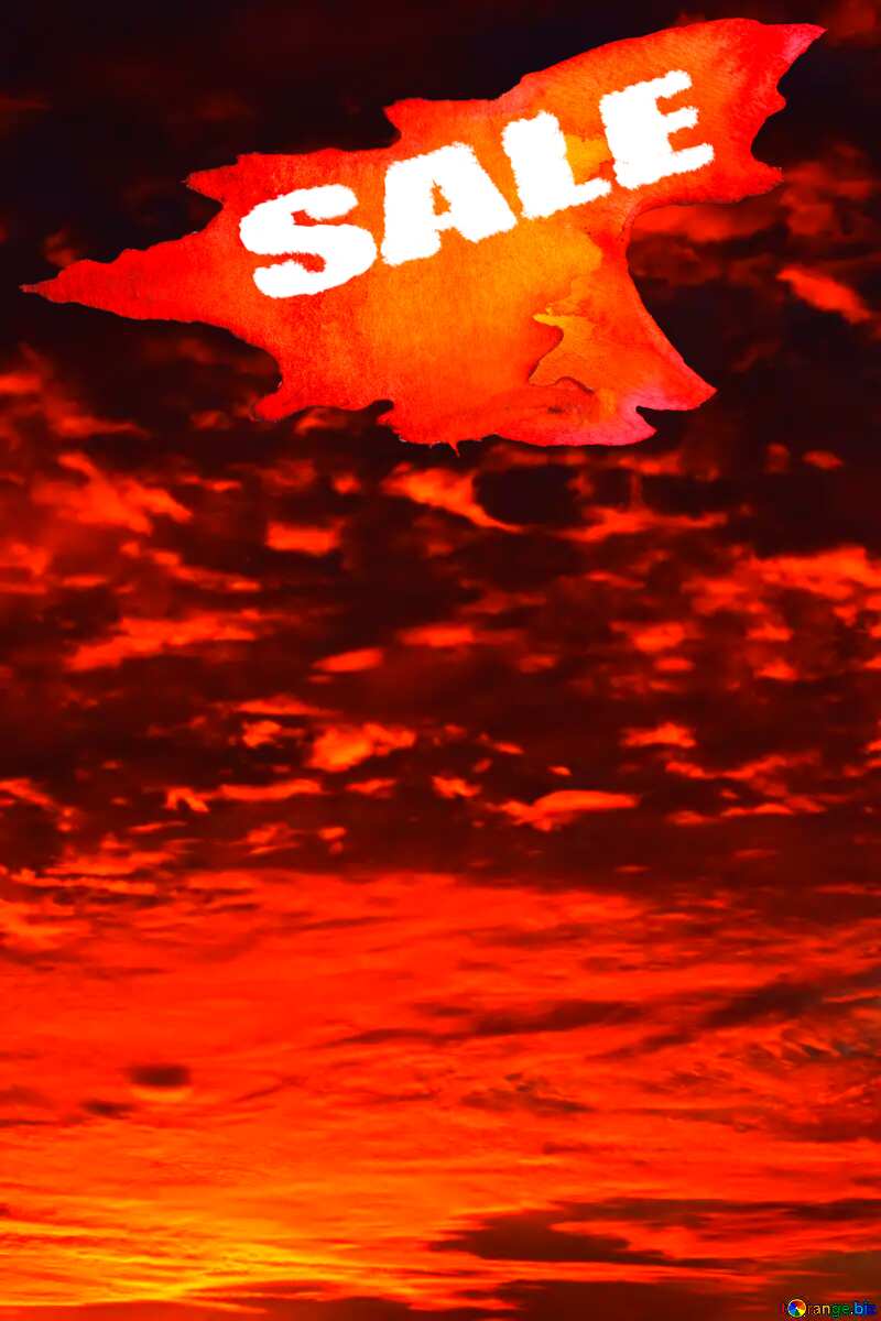 Red sky sunset Hot Sales Background №44615