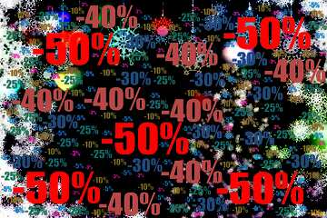 FX №196570  Background for Christmas sales Store discount dark background. Sale offer discount template