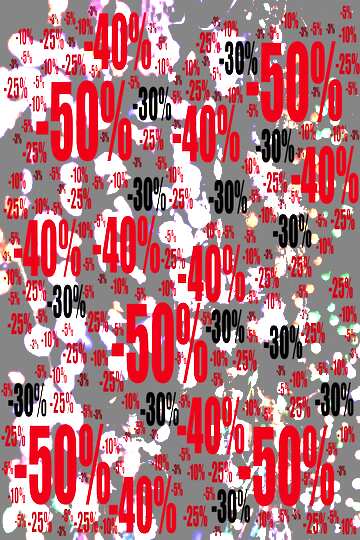 FX №196352  Christmas lights background Sale offer discount template