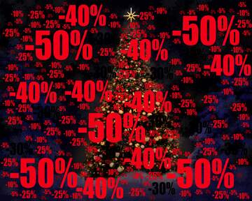 FX №196513  christmas tree dark modular background Sale offer discount template