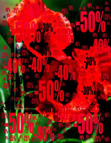 FX №196799 Beautiful background with poppies Sale offer discount template