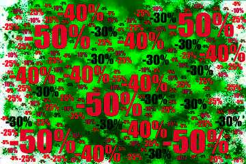 FX №196554  Green Background Christmas Sale Store discount dark background. Sale offer discount template