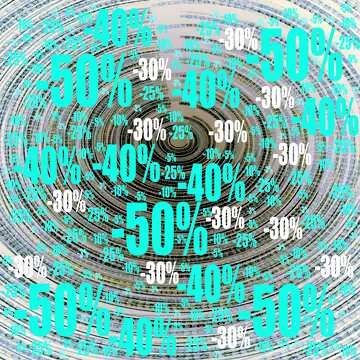 FX №196188  Bitcoin Digital Binary data. Futuristic infographic background Sale offer discount template