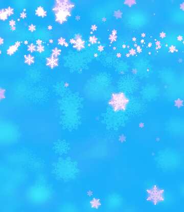 FX №196370 Light blue  background falling snowflakes