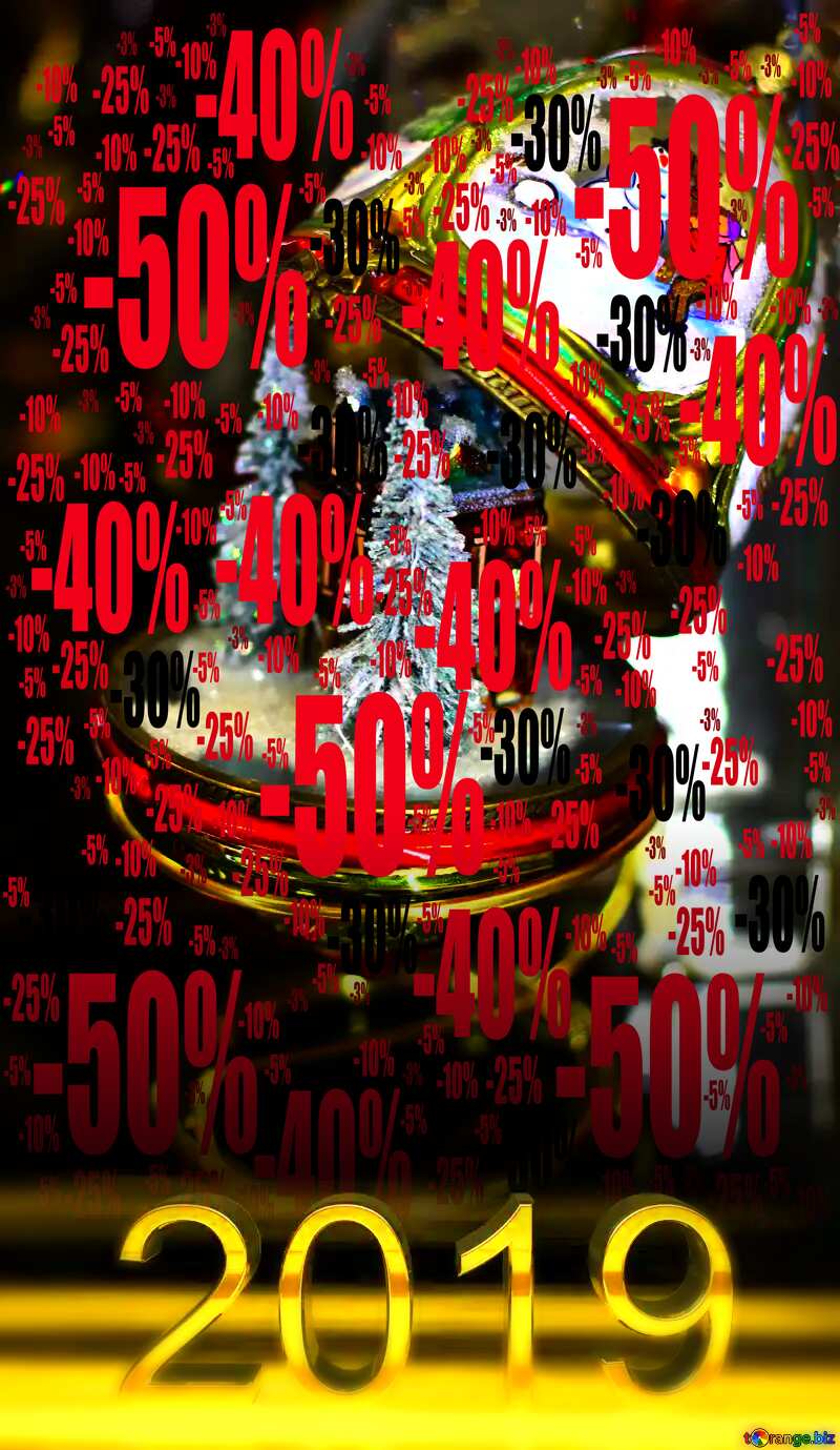  2019 3d render dark background Exclusive Christmas Decorations Sale offer discount template №49559