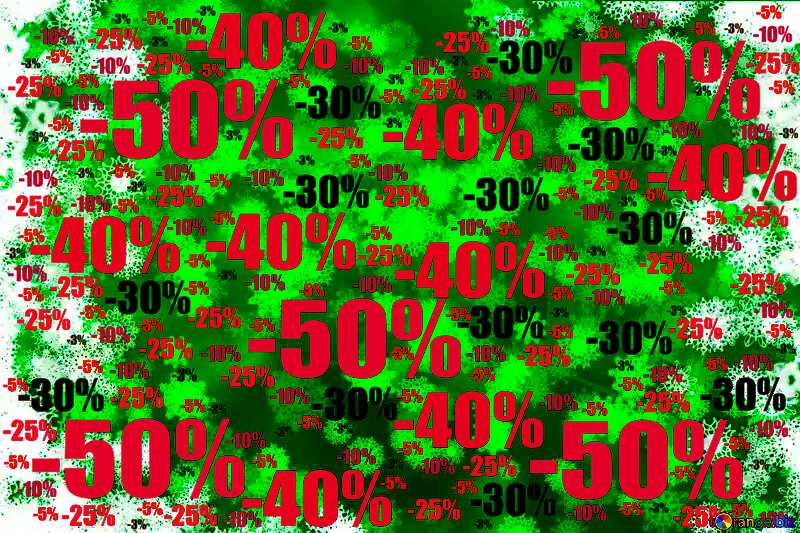  Green Background Christmas Sale Store discount dark background. Sale offer discount template №40705