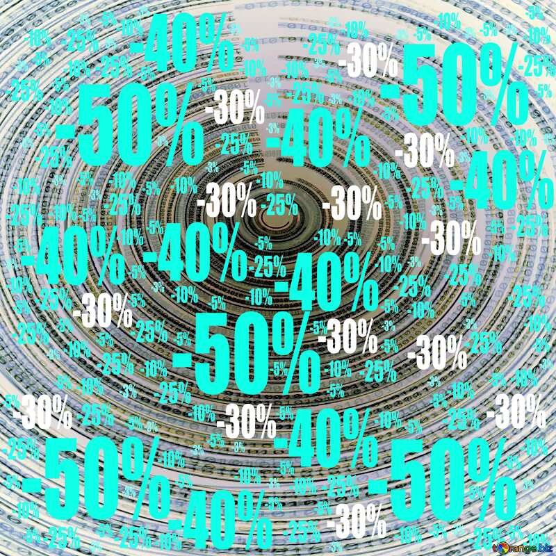  Bitcoin Digital Binary data. Futuristic infographic background Sale offer discount template №49672