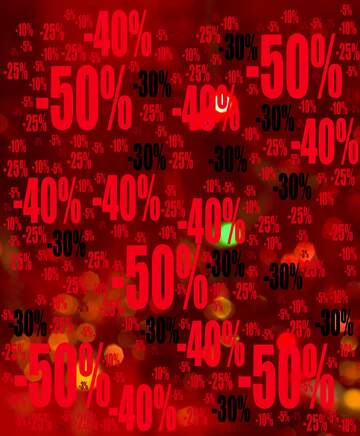 FX №197215 Christmas background Sale offer discount template