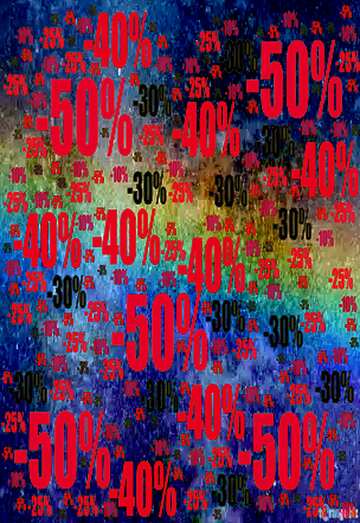 FX №197300 Rainbow spray Sale offer discount template
