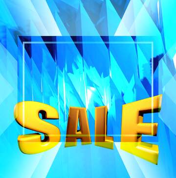 FX №197432  Sales promotion 3d Gold letters sale background Futuristic Business Frame Computer Generated...