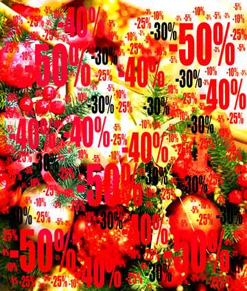 FX №197401 christmas decorations offer discount template