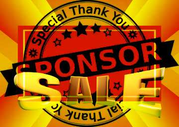 FX №197937 Sponsor Sales promotion 3d Gold letters sale background