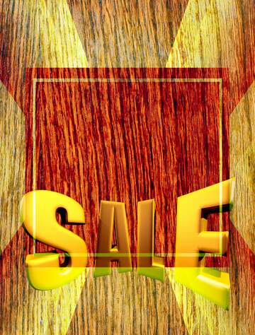 FX №197956 Texture wood pattern Sales promotion 3d Gold letters sale background Template