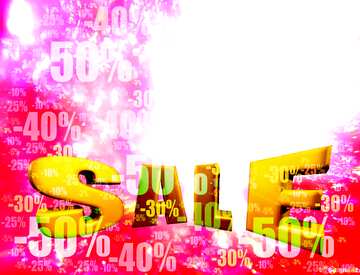 FX №197760  Sales promotion 3d Gold letters sale background Discount