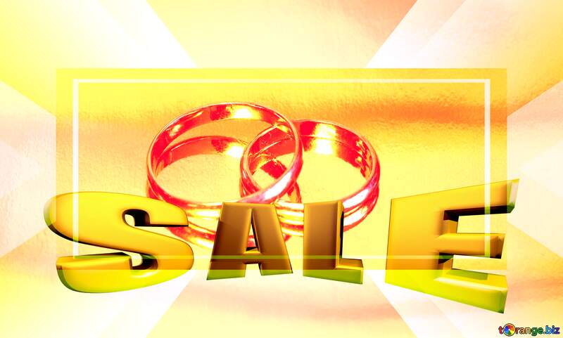 Wedding sale  promotion frame  Sales background template №7143