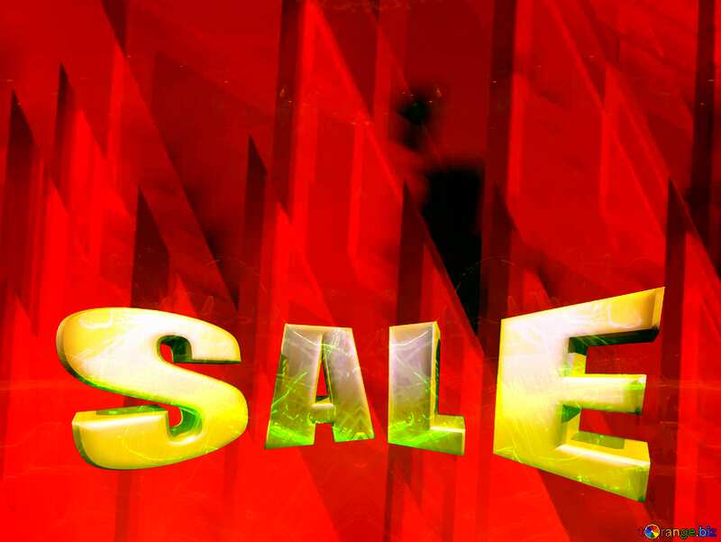  Sales promotion 3d Gold letters sale background Futuristic Pattern Red Shape №51526
