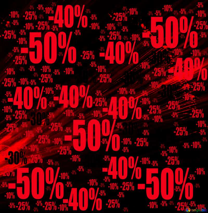  Red Lights fractal background Sale offer discount template №25870