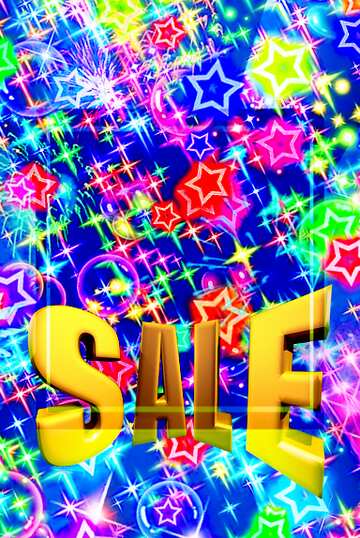 FX №198134  Sales promotion 3d Gold letters sale background Festive Template