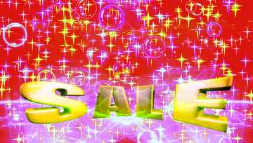 FX №198132  Sales promotion 3d Gold letters sale background Gala Template