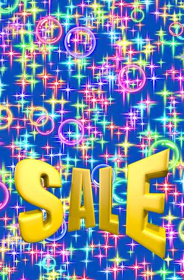 FX №198131 Holiday background Sales promotion 3d Gold letters sale background