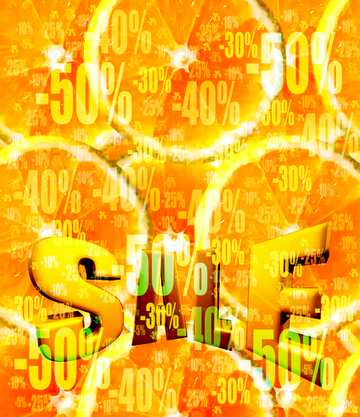 FX №198012 lemon Store discount dark background. Sale offer discount template Sales promotion 3d Gold letters