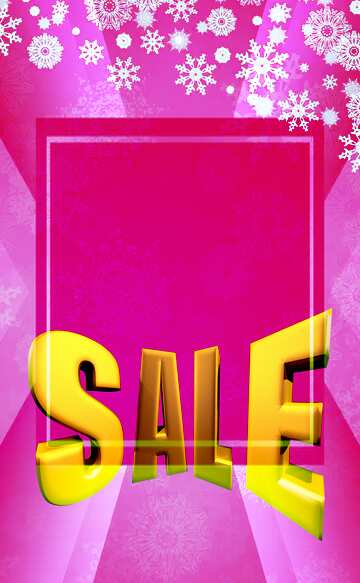 FX №198086  Pink Christmas bokeh template frame Sales promotion 3d Gold letters sale background