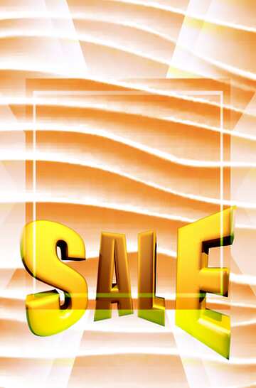 FX №198965 Texture pattern of curves Sales promotion 3d Gold letters sale background