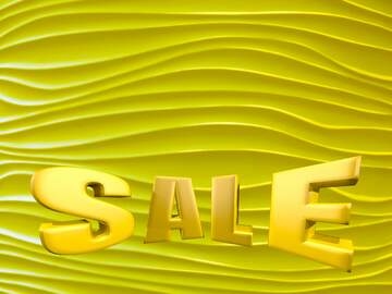FX №198968 Texture pattern of curves Sales promotion 3d Gold letters sale background