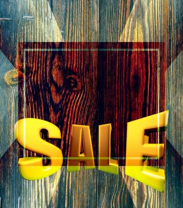 FX №198587 Stained Red wood texture Sales promotion 3d Gold letters sale background Template