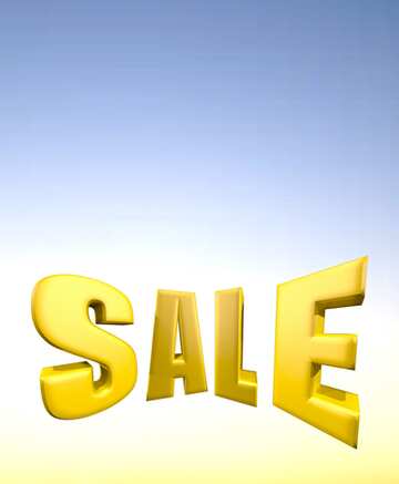 FX №198998 Sunset Gradient Sales promotion 3d Gold letters sale background