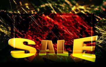 FX №198388 Halloween Sales promotion 3d Gold letters sale background