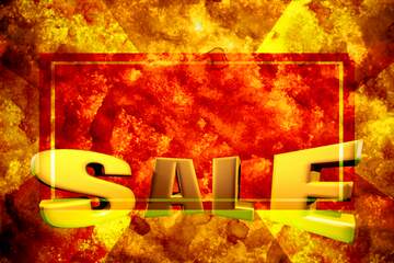 FX №198578 Hot Sales promotion 3d Gold letters sale background