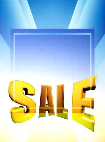 FX №198996 Sunset Gradient Sales promotion 3d Gold letters sale background Template