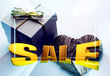 FX №198955 A love gift Sales promotion 3d Gold letters sale background Template