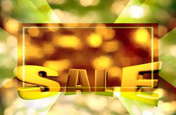 FX №198248 Golden background of the Christmas and new year Sales promotion 3d Gold letters sale