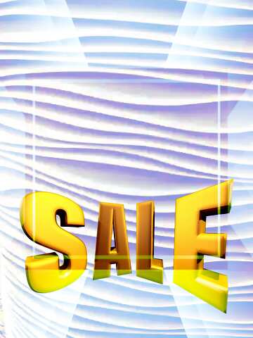 FX №198970 Texture wave Sales promotion 3d Gold letters sale background blue Template